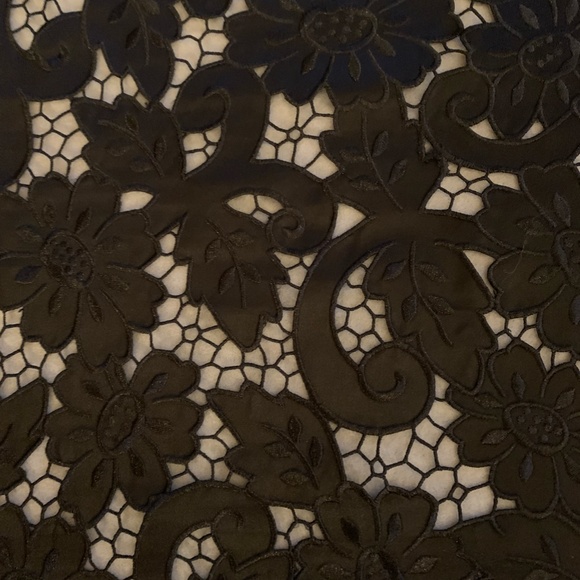 H&M Black Embroidered Satin Lacy Jacket - Picture 4 of 5